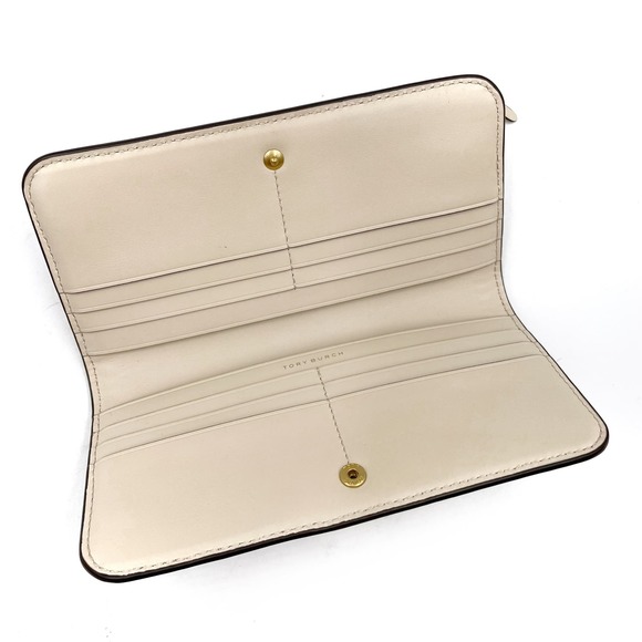 SOLD- Tory Burch T Monogram Braided Zip Slim Wallet - Picture 6 of 8